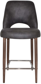 EZ STOOL ALBURY SIDE 650 METAL LIGHT WALNUT