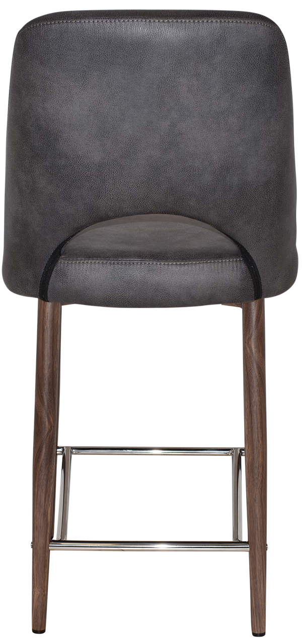 EZ STOOL ALBURY SIDE 650 METAL LIGHT WALNUT
