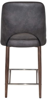 EZ STOOL ALBURY SIDE 650 METAL LIGHT WALNUT