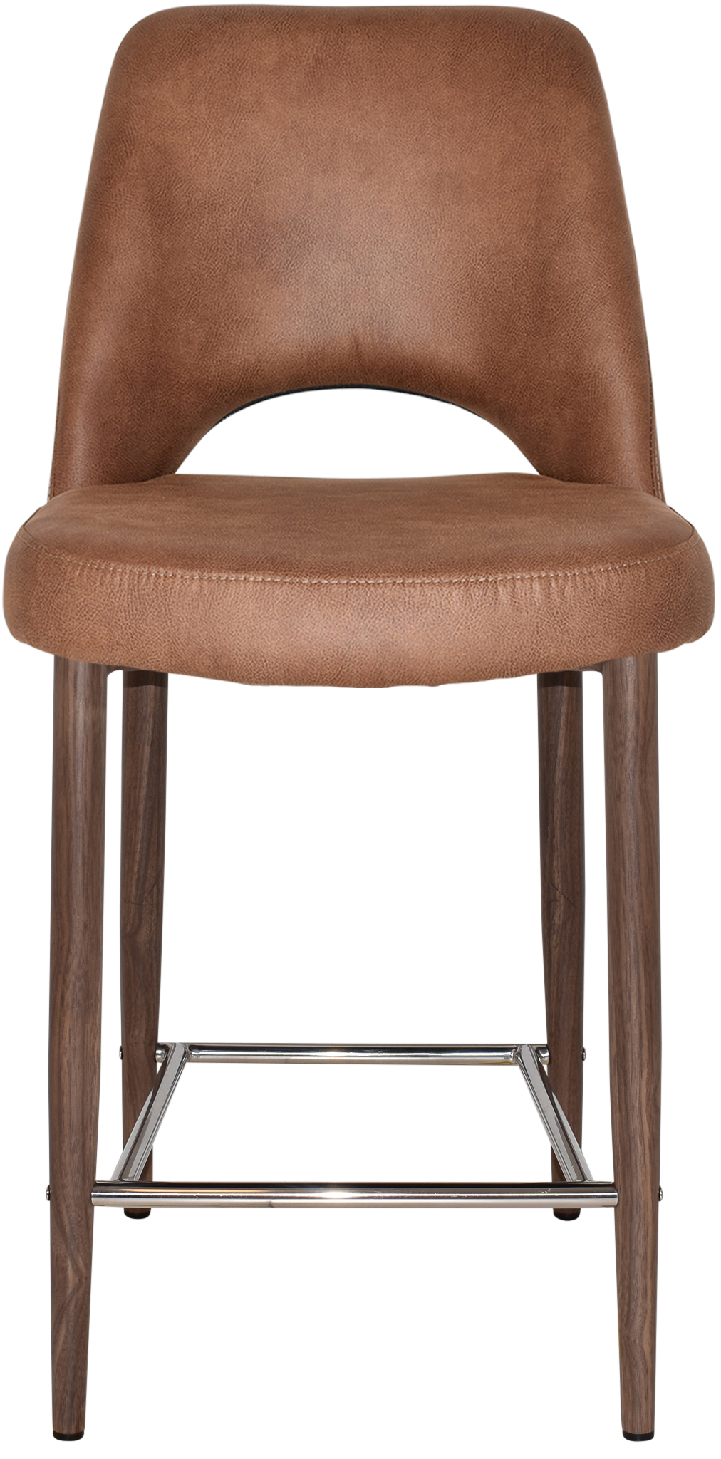 EZ STOOL ALBURY SIDE 650 METAL LIGHT WALNUT