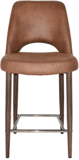 EZ STOOL ALBURY SIDE 650 METAL LIGHT WALNUT