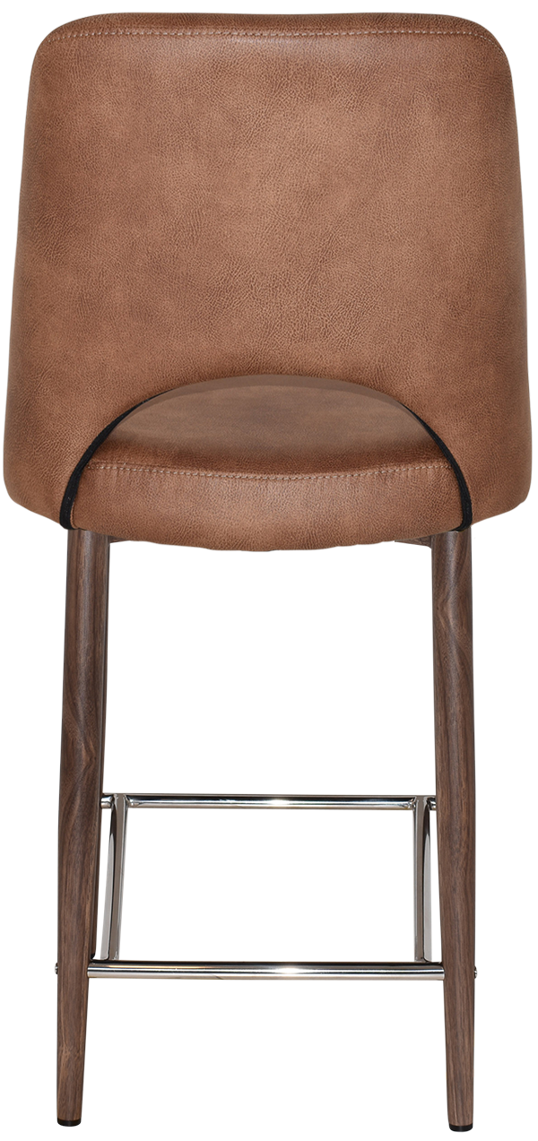 EZ STOOL ALBURY SIDE 650 METAL LIGHT WALNUT