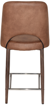 EZ STOOL ALBURY SIDE 650 METAL LIGHT WALNUT