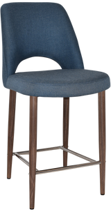 EZ STOOL ALBURY SIDE 650 METAL LIGHT WALNUT