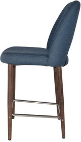EZ STOOL ALBURY SIDE 650 METAL LIGHT WALNUT