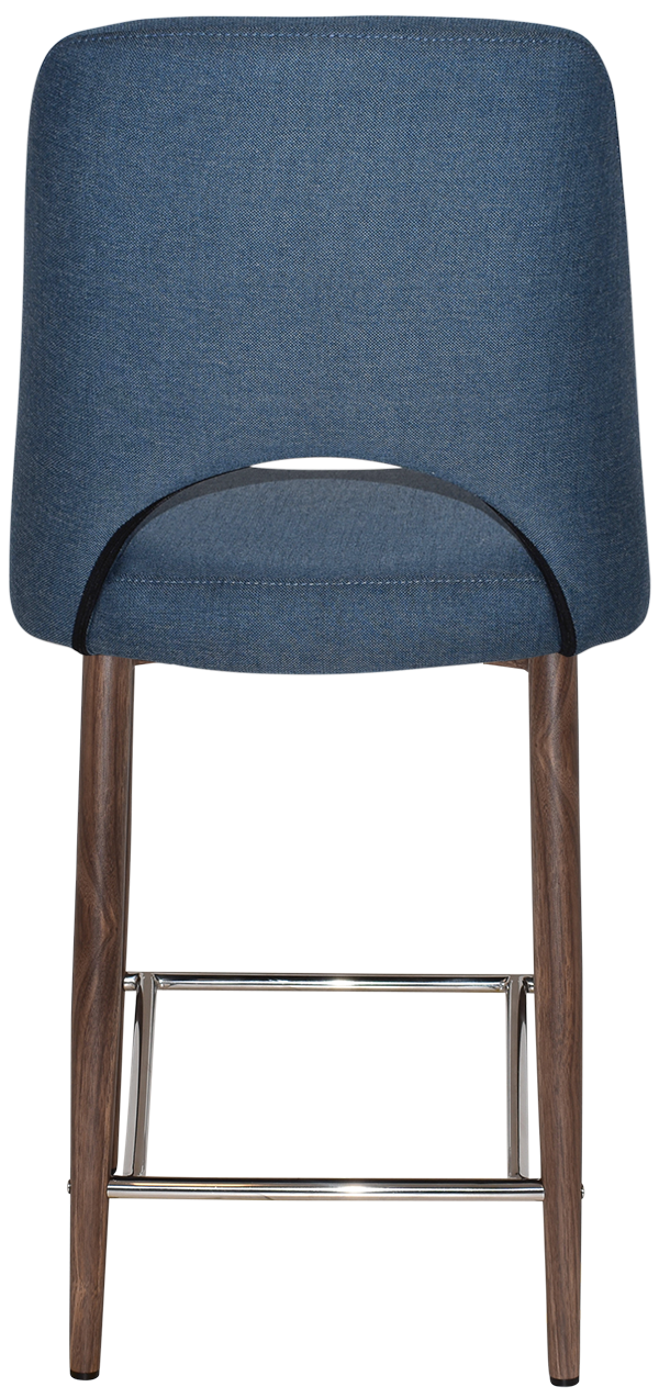 EZ STOOL ALBURY SIDE 650 METAL LIGHT WALNUT