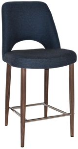 EZ STOOL ALBURY SIDE 650 METAL LIGHT WALNUT