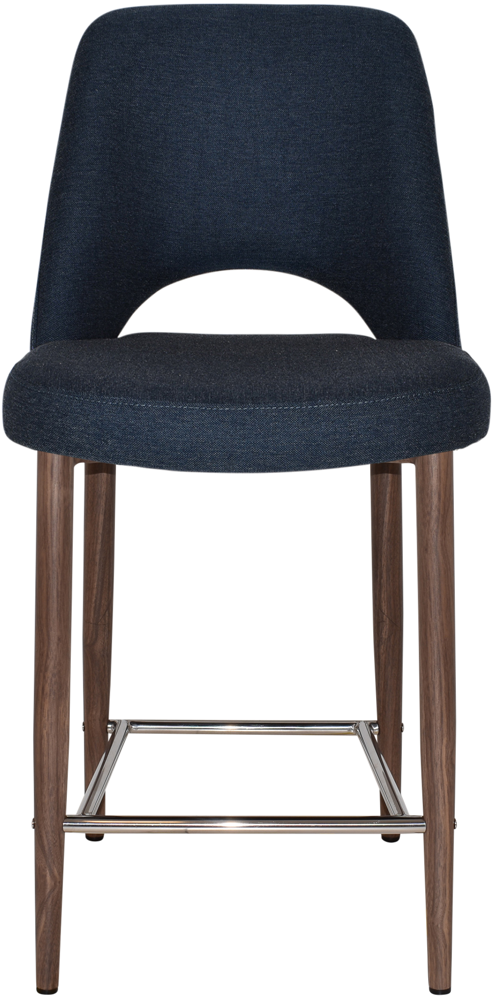 EZ STOOL ALBURY SIDE 650 METAL LIGHT WALNUT