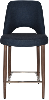 EZ STOOL ALBURY SIDE 650 METAL LIGHT WALNUT
