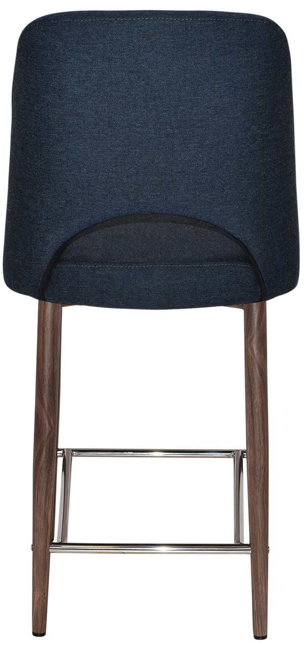 EZ STOOL ALBURY SIDE 650 METAL LIGHT WALNUT