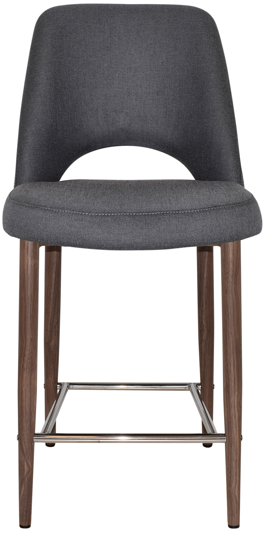 EZ STOOL ALBURY SIDE 650 METAL LIGHT WALNUT