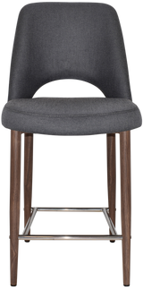 EZ STOOL ALBURY SIDE 650 METAL LIGHT WALNUT