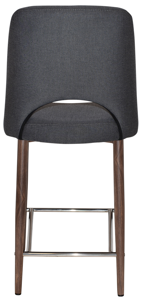 EZ STOOL ALBURY SIDE 650 METAL LIGHT WALNUT