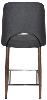 EZ STOOL ALBURY SIDE 650 METAL LIGHT WALNUT