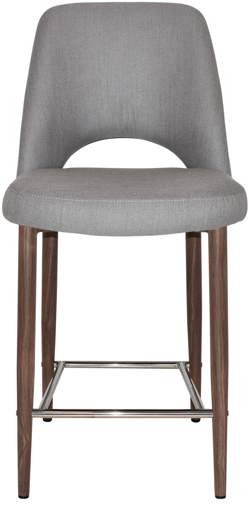 EZ STOOL ALBURY SIDE 650 METAL LIGHT WALNUT