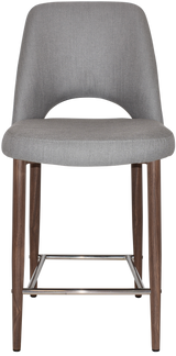 EZ STOOL ALBURY SIDE 650 METAL LIGHT WALNUT