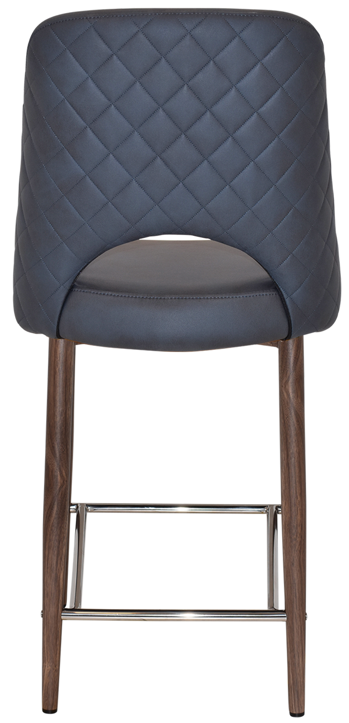 EZ STOOL ALBURY SIDE 650 METAL LIGHT WALNUT