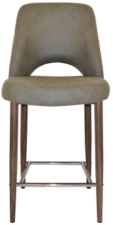 EZ STOOL ALBURY SIDE 650 METAL LIGHT WALNUT
