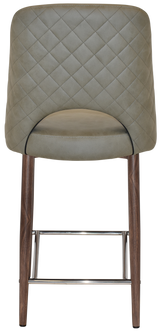 EZ STOOL ALBURY SIDE 650 METAL LIGHT WALNUT