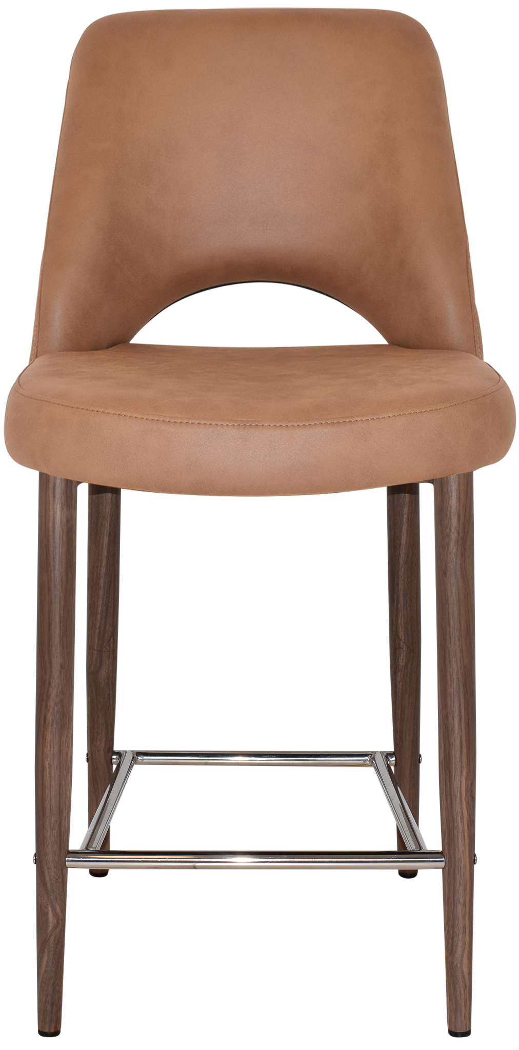 EZ STOOL ALBURY SIDE 650 METAL LIGHT WALNUT