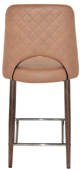 EZ STOOL ALBURY SIDE 650 METAL LIGHT WALNUT