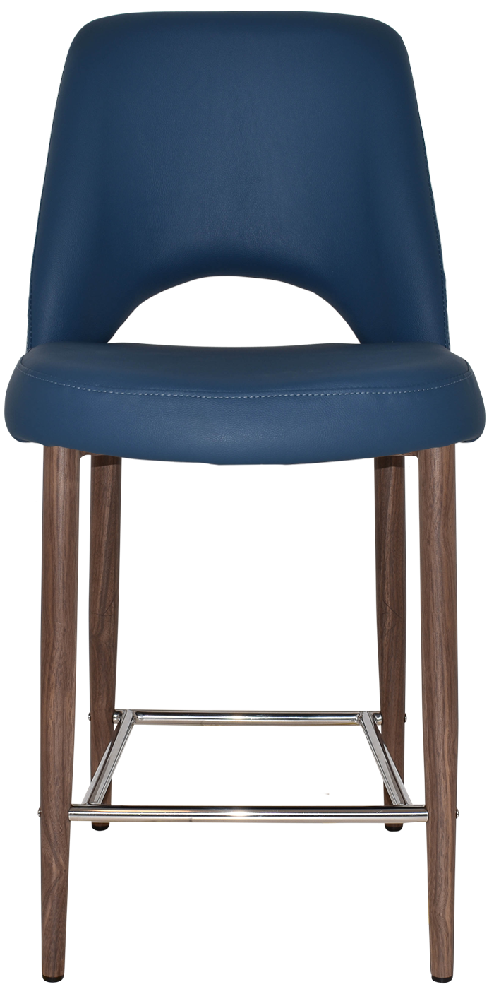 EZ STOOL ALBURY SIDE 650 METAL LIGHT WALNUT