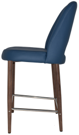 EZ STOOL ALBURY SIDE 650 METAL LIGHT WALNUT