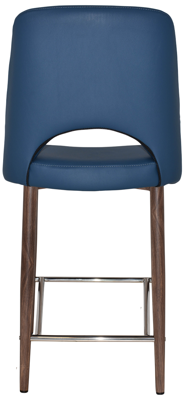 EZ STOOL ALBURY SIDE 650 METAL LIGHT WALNUT