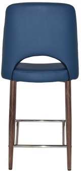 EZ STOOL ALBURY SIDE 650 METAL LIGHT WALNUT