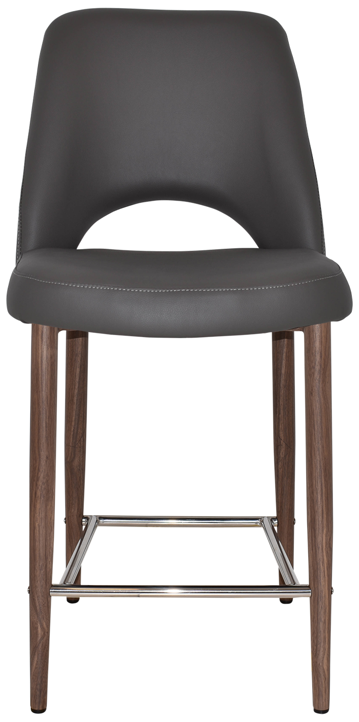 EZ STOOL ALBURY SIDE 650 METAL LIGHT WALNUT