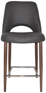 EZ STOOL ALBURY SIDE 650 METAL LIGHT WALNUT