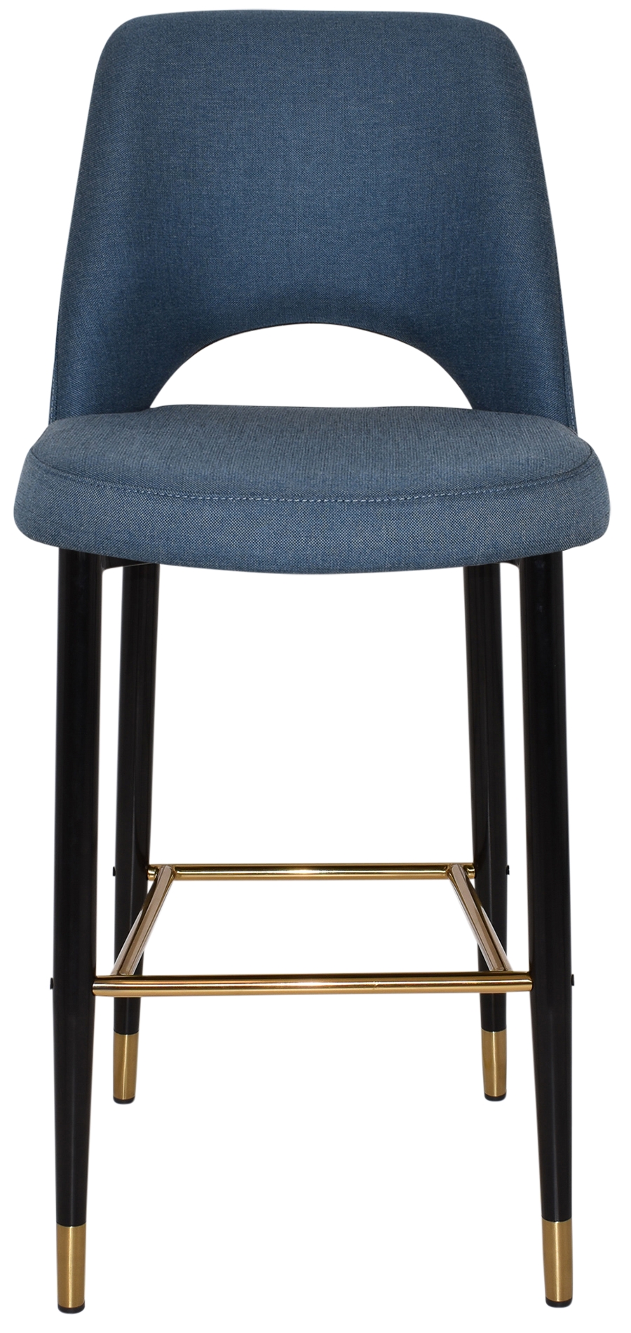EZ STOOL ALBURY SIDE 750 METAL BLACK BRASS