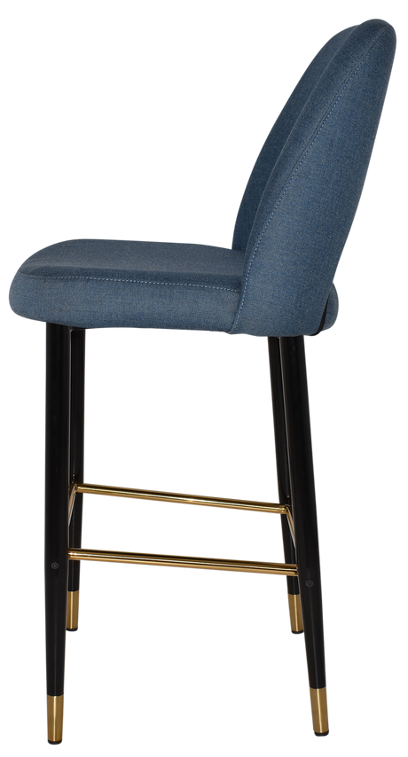 EZ STOOL ALBURY SIDE 750 METAL BLACK BRASS