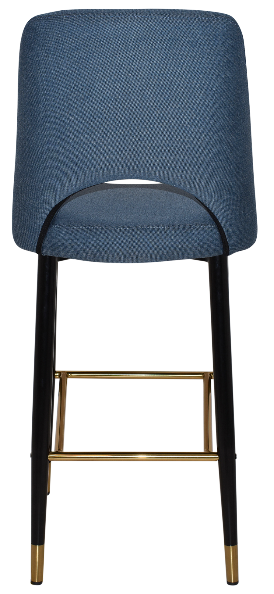 EZ STOOL ALBURY SIDE 750 METAL BLACK BRASS