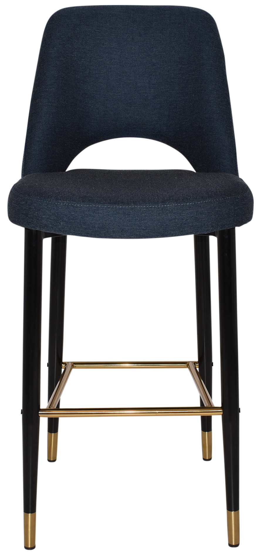 EZ STOOL ALBURY SIDE 750 METAL BLACK BRASS
