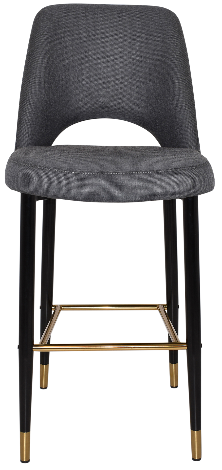 EZ STOOL ALBURY SIDE 750 METAL BLACK BRASS