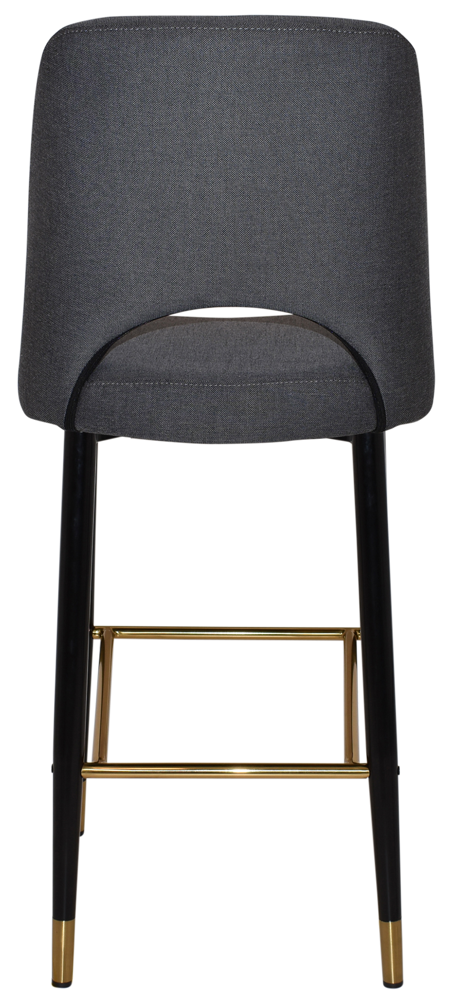 EZ STOOL ALBURY SIDE 750 METAL BLACK BRASS