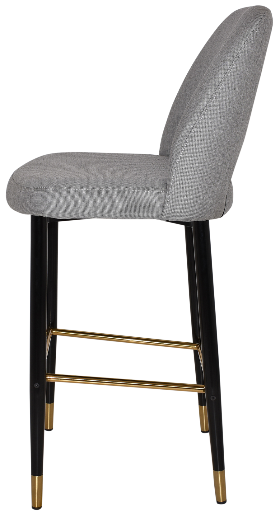 EZ STOOL ALBURY SIDE 750 METAL BLACK BRASS