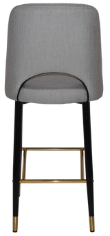 EZ STOOL ALBURY SIDE 750 METAL BLACK BRASS