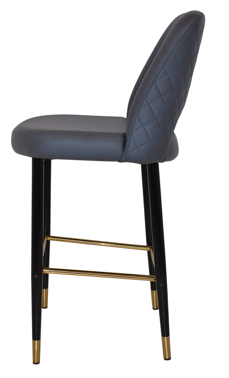 EZ STOOL ALBURY SIDE 750 METAL BLACK BRASS