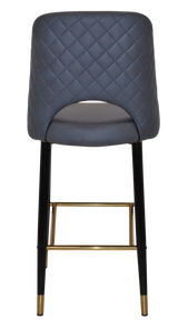 EZ STOOL ALBURY SIDE 750 METAL BLACK BRASS