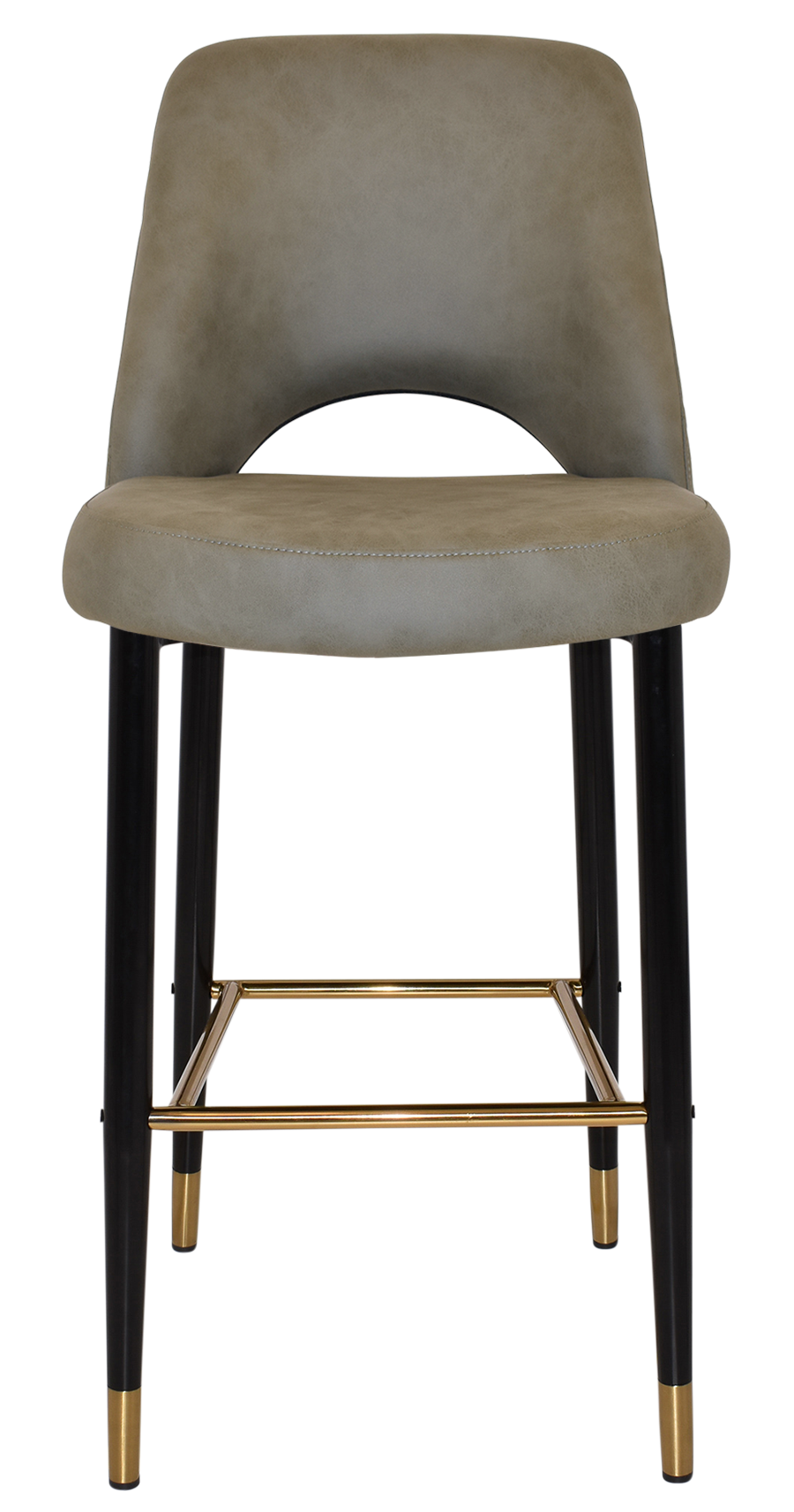 EZ STOOL ALBURY SIDE 750 METAL BLACK BRASS