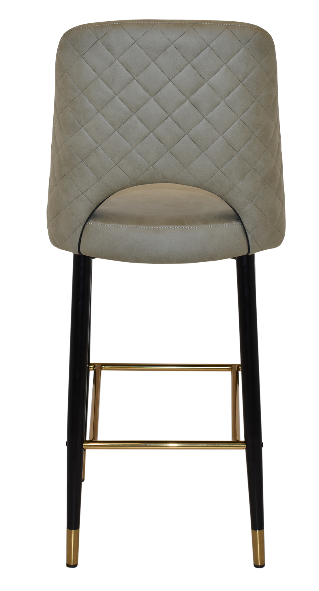 EZ STOOL ALBURY SIDE 750 METAL BLACK BRASS