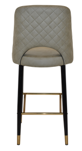 EZ STOOL ALBURY SIDE 750 METAL BLACK BRASS