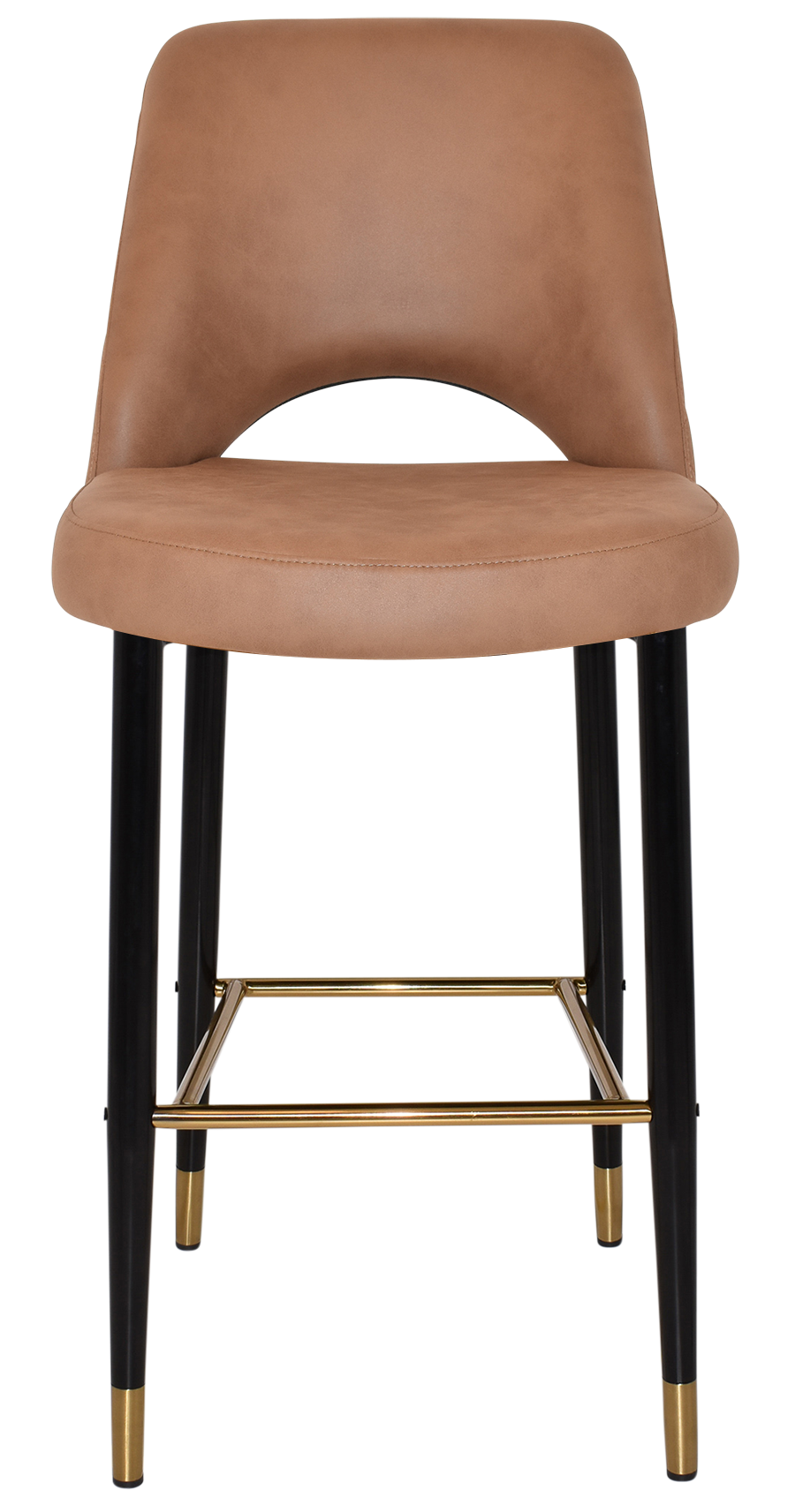 EZ STOOL ALBURY SIDE 750 METAL BLACK BRASS