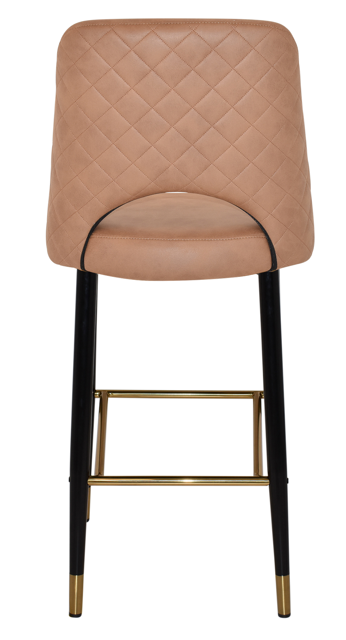 EZ STOOL ALBURY SIDE 750 METAL BLACK BRASS