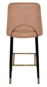 EZ STOOL ALBURY SIDE 750 METAL BLACK BRASS