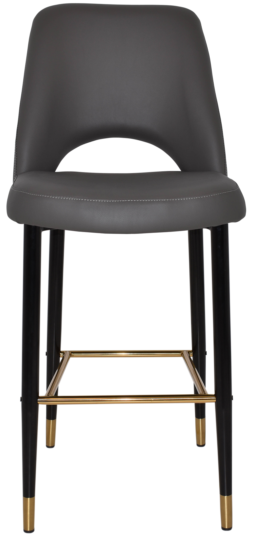 EZ STOOL ALBURY SIDE 750 METAL BLACK BRASS
