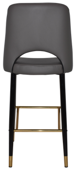 EZ STOOL ALBURY SIDE 750 METAL BLACK BRASS