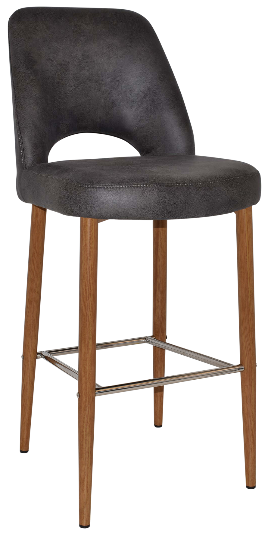 EZ STOOL ALBURY SIDE 750 METAL LIGHTOAK